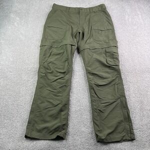 Eastern Mountain Sports EMS Pants Womens 12 Green Convertible Cargo Hiking